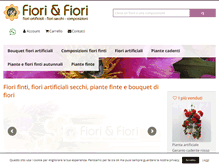 Tablet Screenshot of fioriandfiori.it